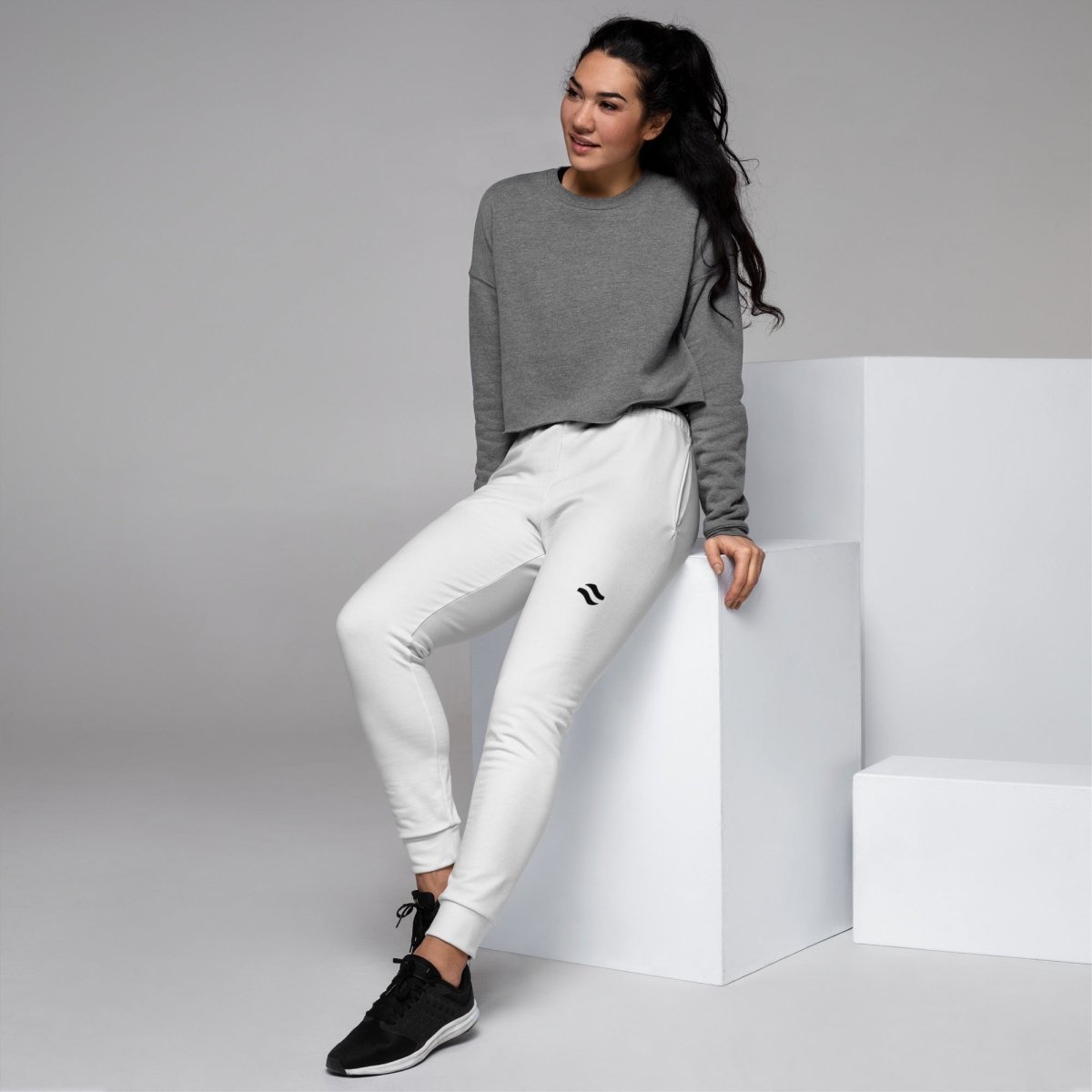 Eco - Friendly Women's Joggers | White - Earthwise Oasis